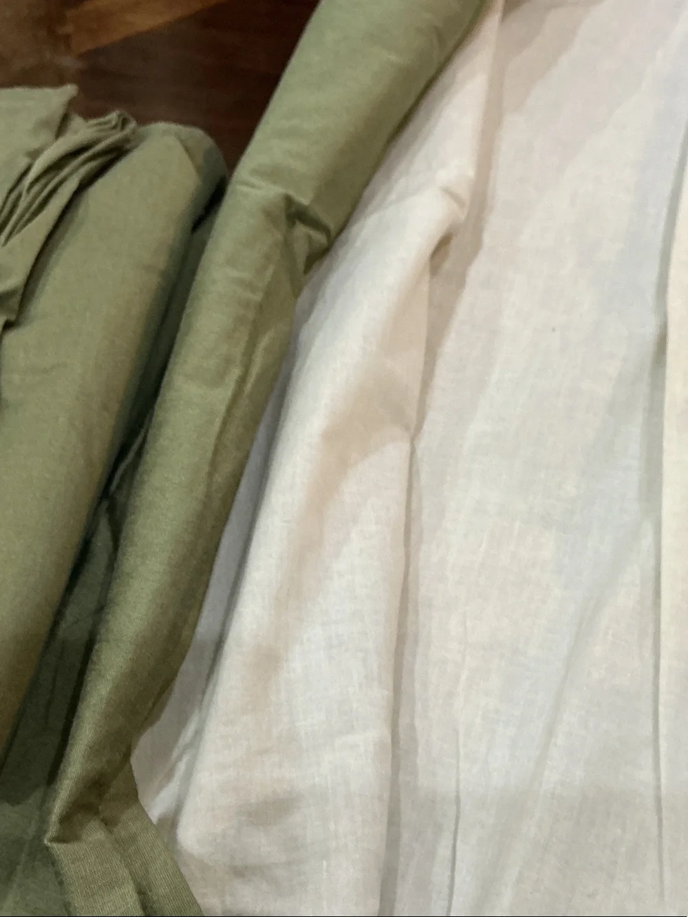 Bundle/pair of two(2) Spiegel Light Green Curtains Drapes